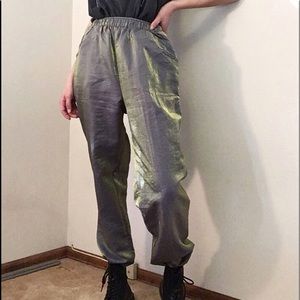Iridescent High Waisted Pants